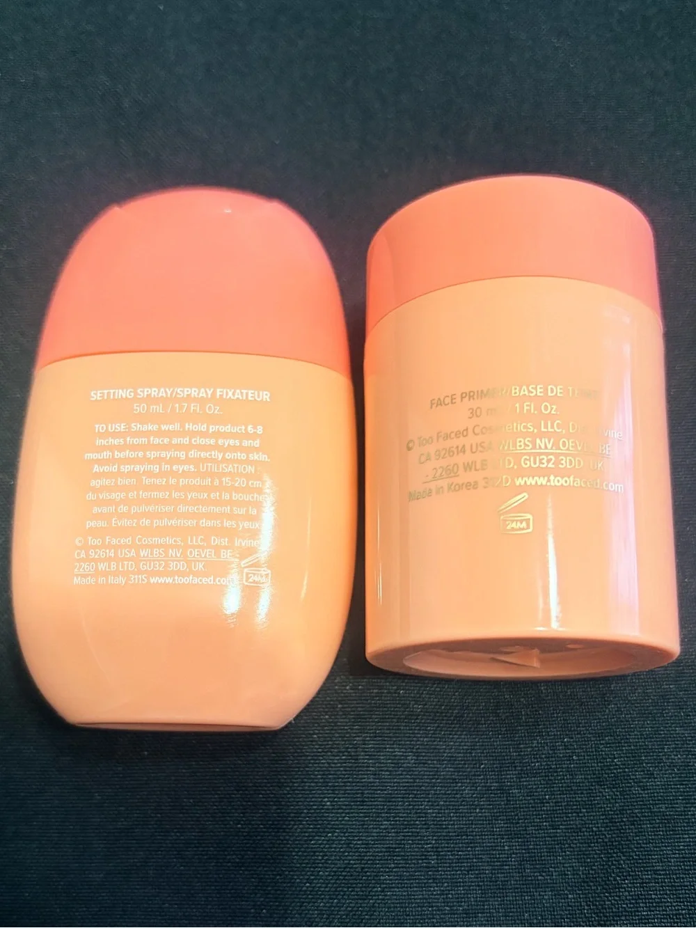 🍑 Too Faced Primed Peach Hydrating Setting Spray New FullSz